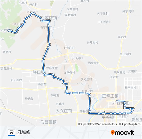 平46 bus Line Map