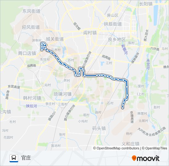 公交房11路的线路图