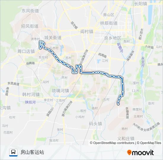 房11 Bus Line Map