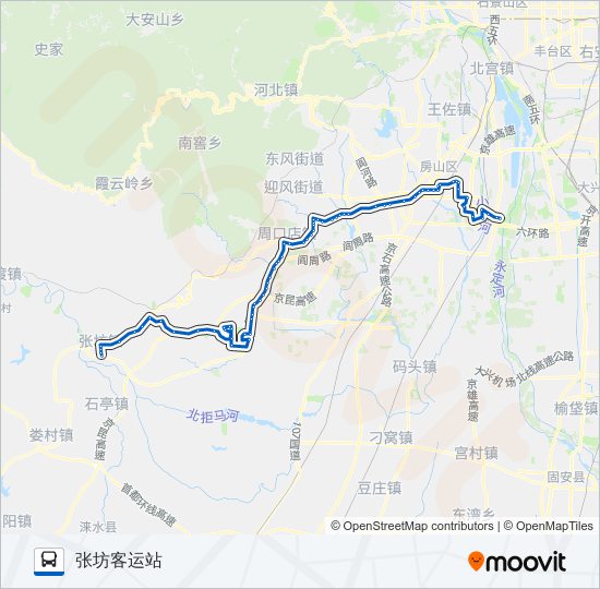 房12 bus Line Map