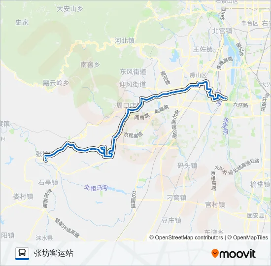 房12 Bus Line Map