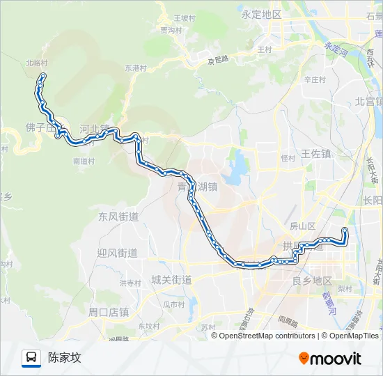 房14 Bus Line Map