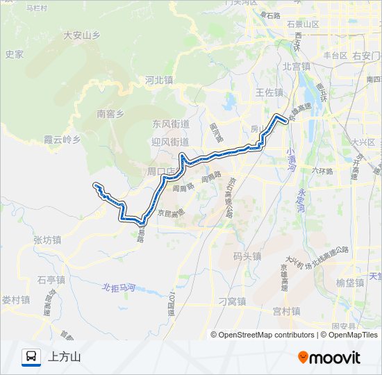 公交房15路的线路图