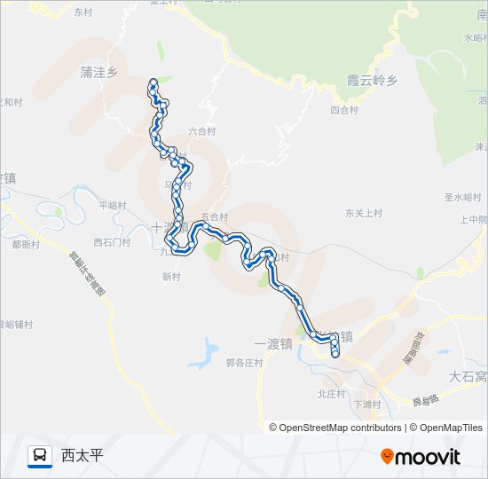房17 Bus Line Map