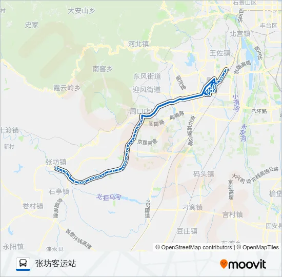房18 Bus Line Map