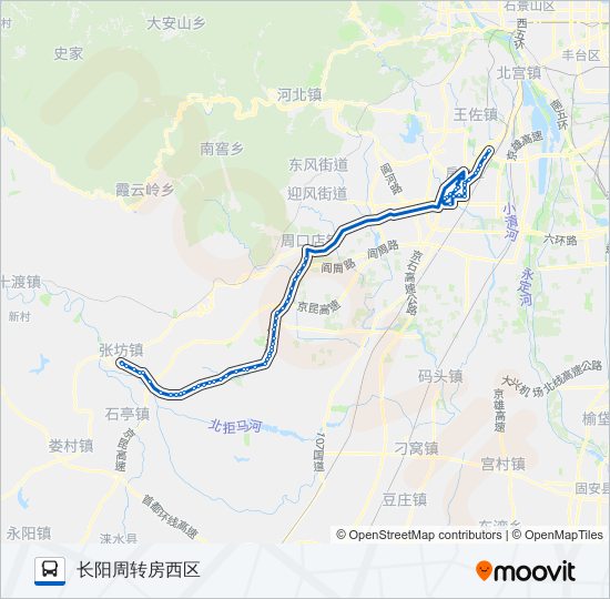 房18 bus Line Map