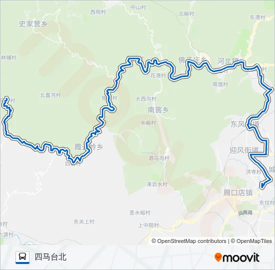 房20 Bus Line Map