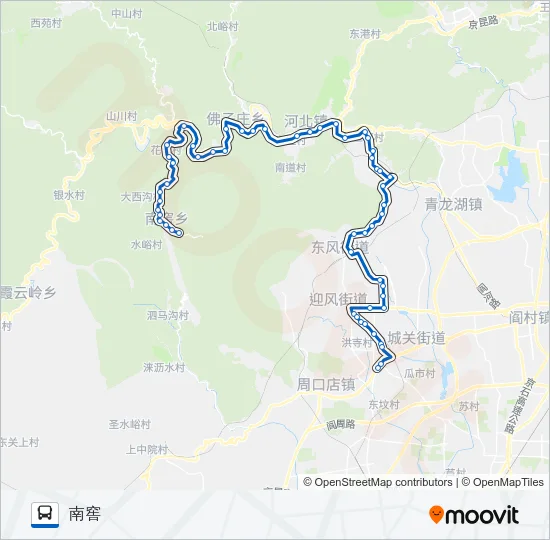 房23 Bus Line Map