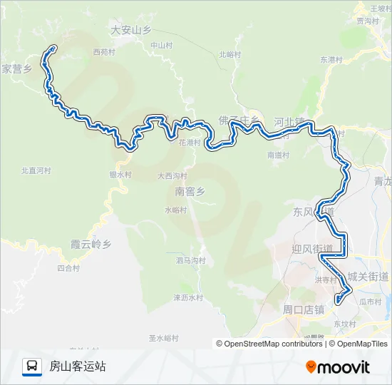 房24 Bus Line Map