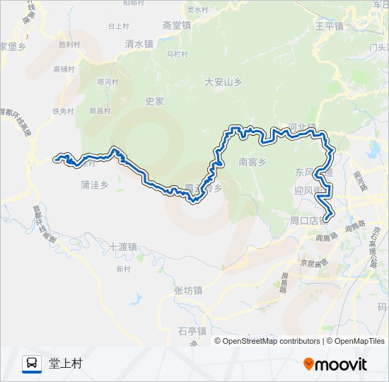 公交房25路的线路图