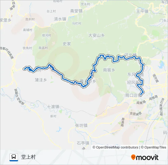 房25 Bus Line Map