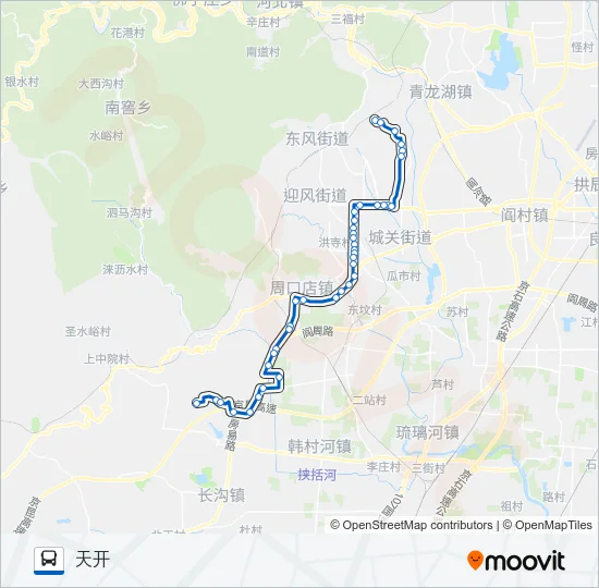 公交房26路的线路图