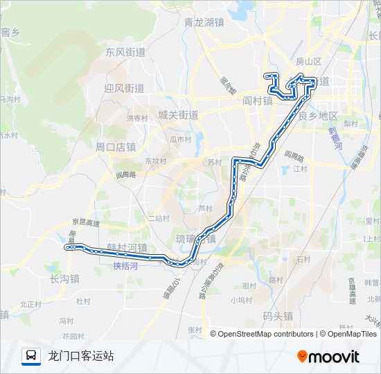 公交房27路的线路图