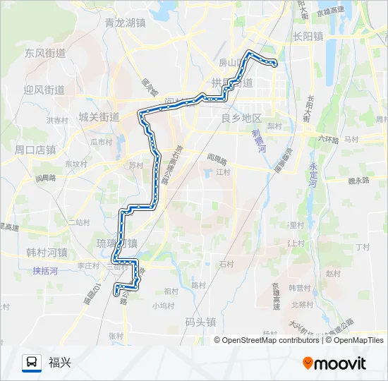 房28 Bus Line Map