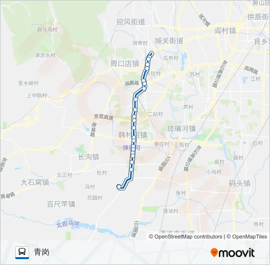 房29 Bus Line Map