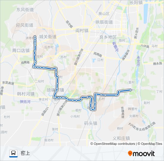房30 Bus Line Map