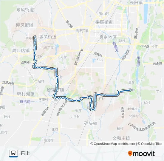 房30 Bus Line Map