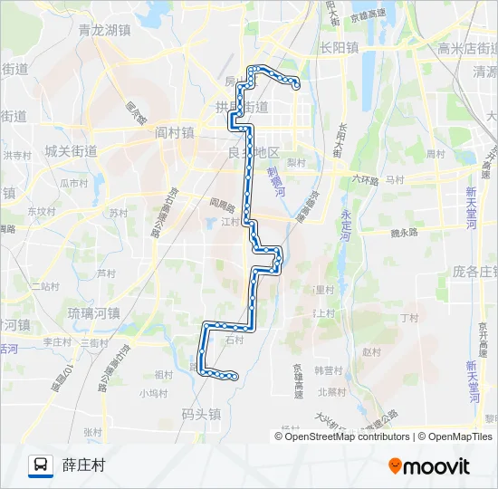 房33 Bus Line Map