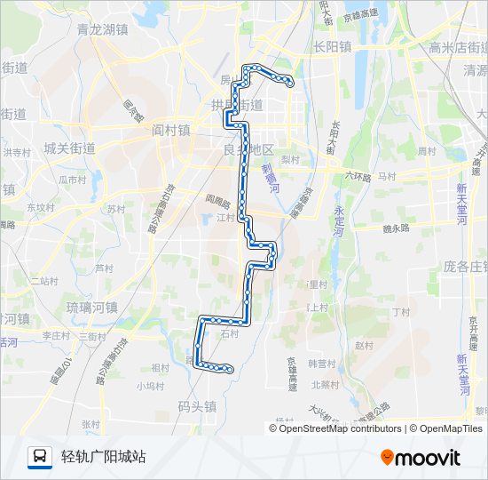 房33 bus Line Map