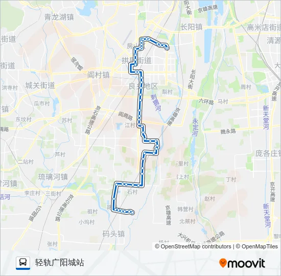 房33 Bus Line Map