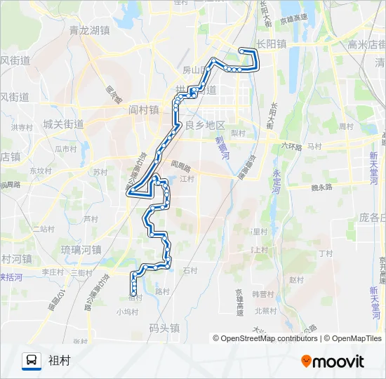 房35 Bus Line Map