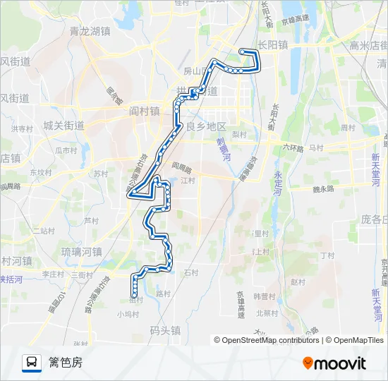 房35 Bus Line Map