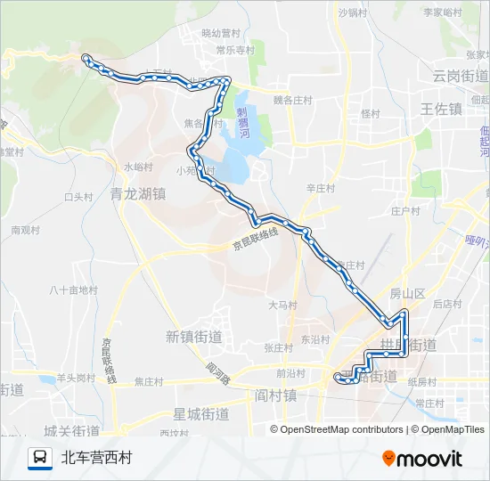 房36 Bus Line Map