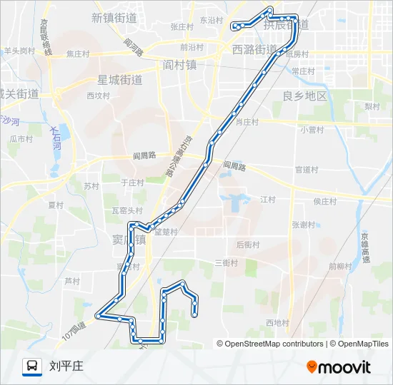 房39 Bus Line Map