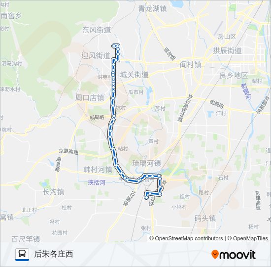 房40 bus Line Map