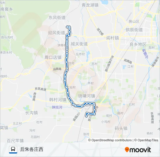 房40 Bus Line Map