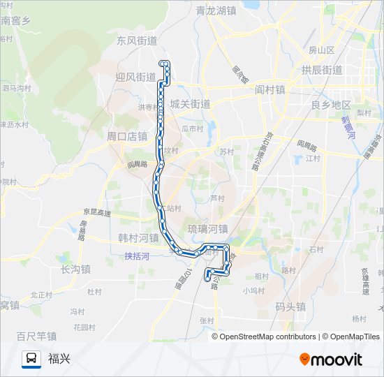 房40 bus Line Map