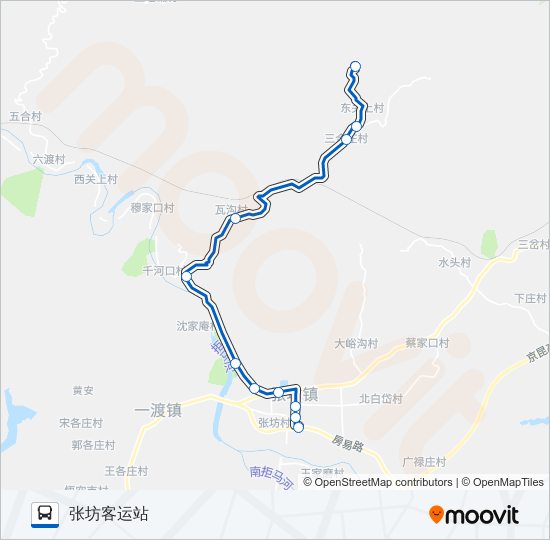 房45 bus Line Map