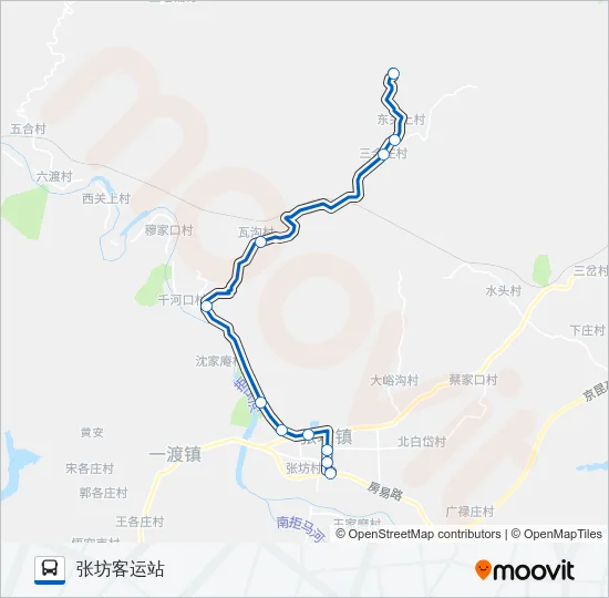房45 Bus Line Map