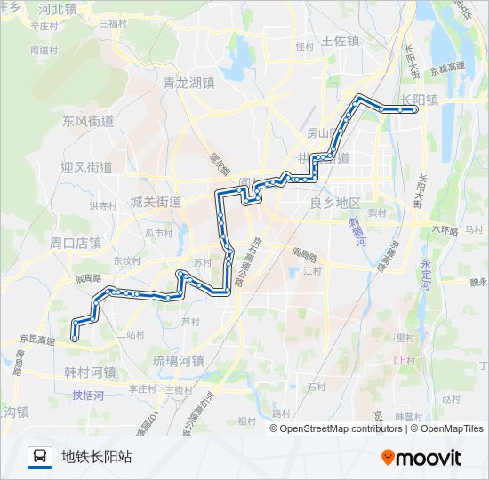 房46 bus Line Map