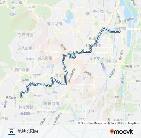 房46 Bus Line Map