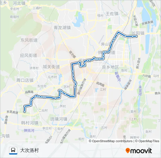 房46 Bus Line Map