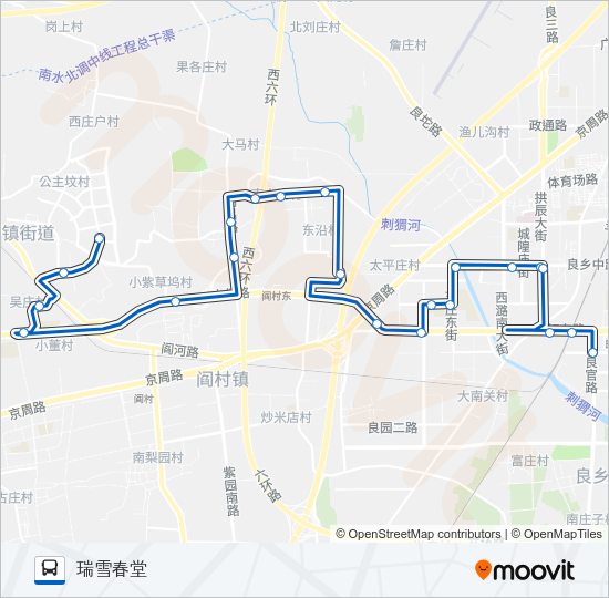 房50 Bus Line Map