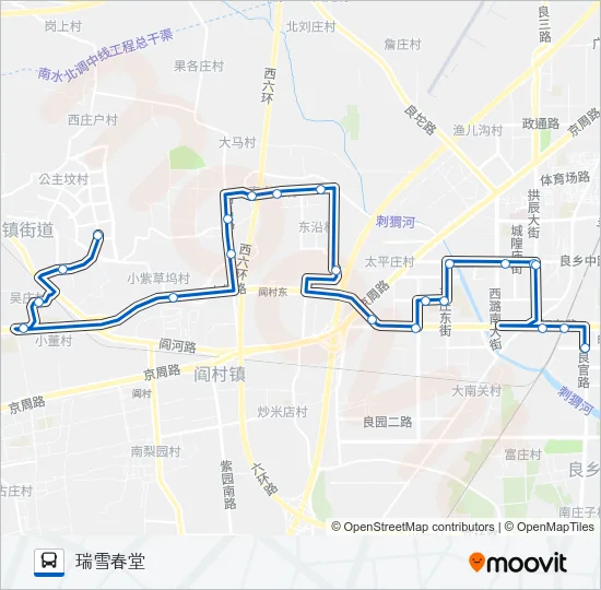 公交房50路的线路图