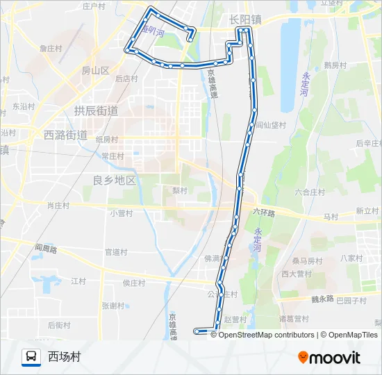 房51 Bus Line Map