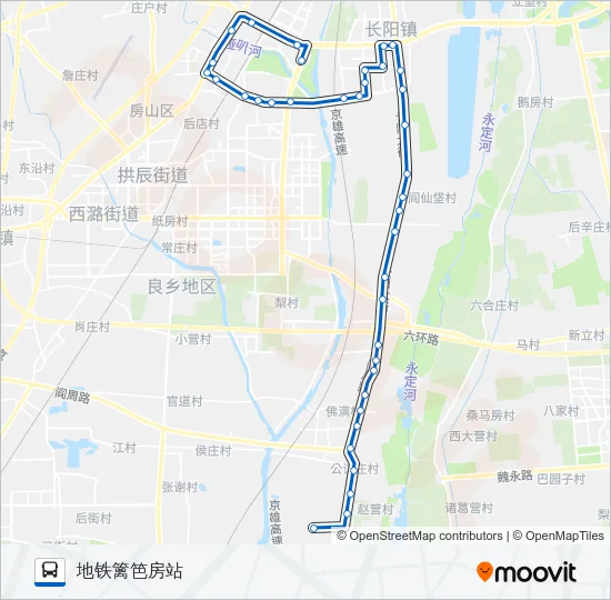 房51 Bus Line Map