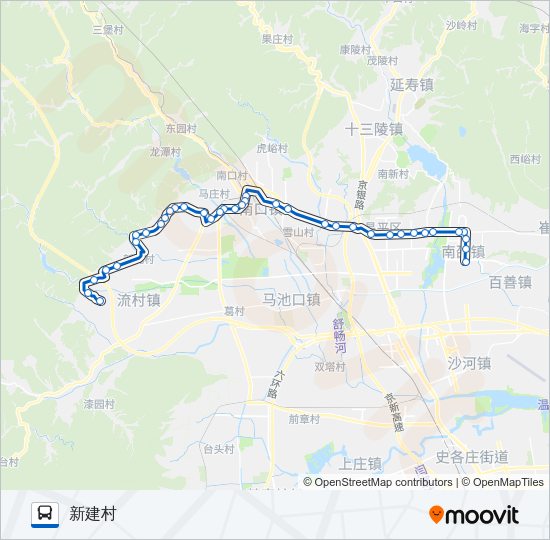 公交昌11路的线路图