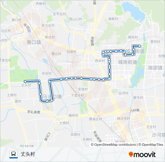 昌13 Bus Line Map
