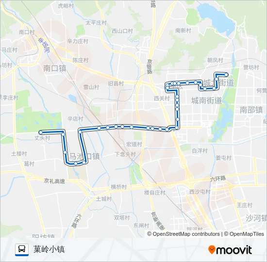 昌13 Bus Line Map