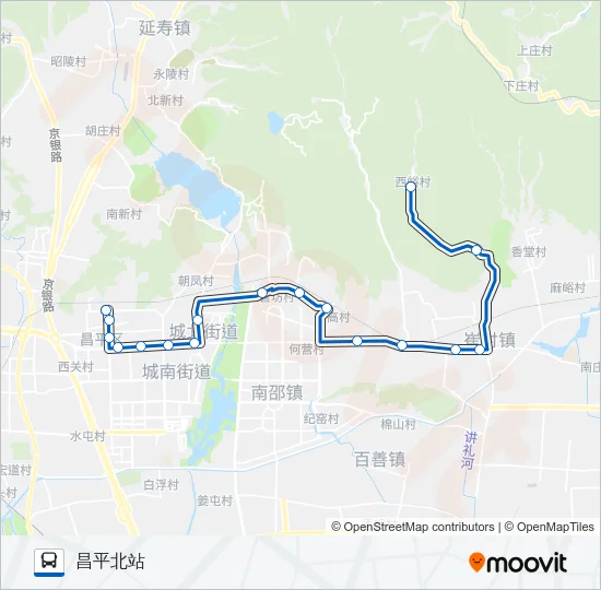 昌16 Bus Line Map