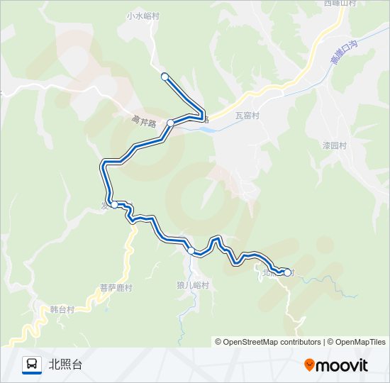 公交昌17路的线路图