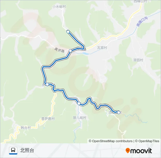 昌17 Bus Line Map