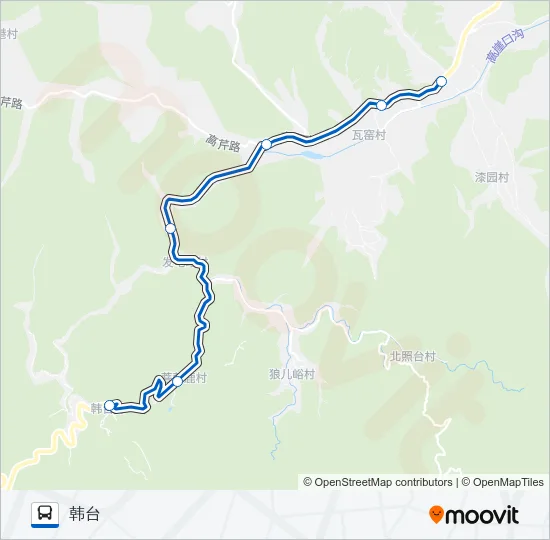 昌18 Bus Line Map