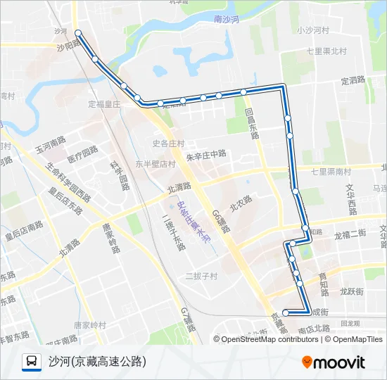 昌19 Bus Line Map