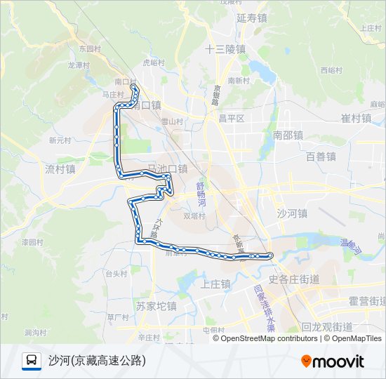 昌20 Bus Line Map