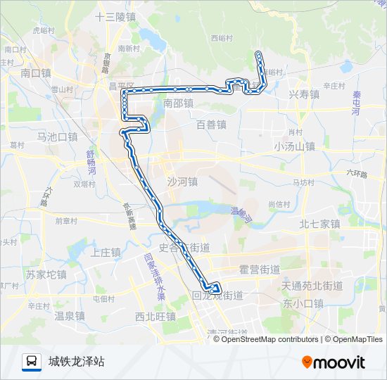 昌21 bus Line Map